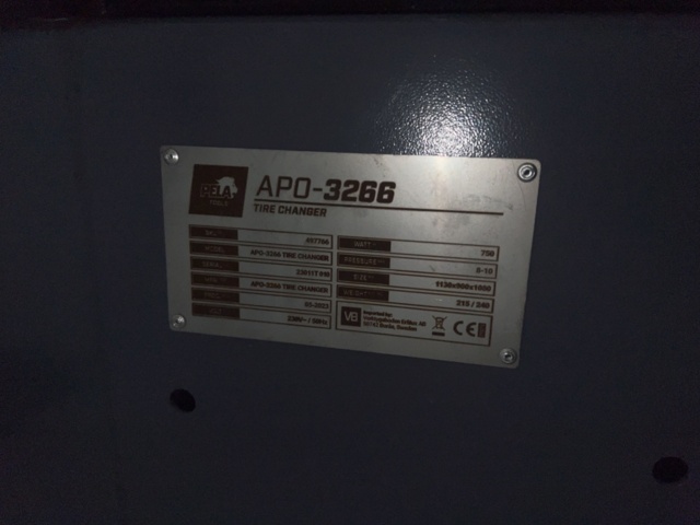 1469588-7 Tire tilting machine - PELA APO-3266 -2023