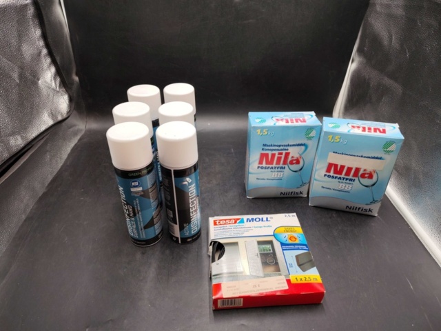 1483242-1 Consumables, 9 pcs - Mixed brands, cleaning, dishwasher, sealing strip