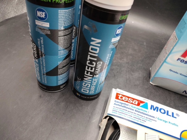 1483242-4 Consumables, 9 pcs - Mixed brands, cleaning, dishwasher, sealing strip