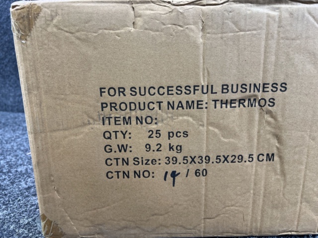 1487073-4 25 pcs Thermos