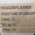 1487081-3 About 200 pcs Flashlights Z9