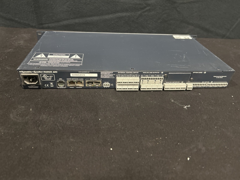 DSP unit - Symetrix SymNet Radius AEC, rack mountable | PS Auction