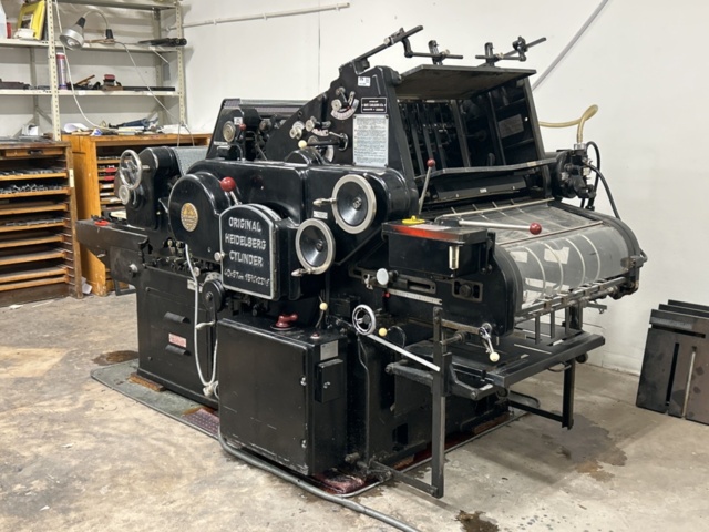 1457488-3 Tryckpress - Original Heidelberg Cylinder 40x57 cm