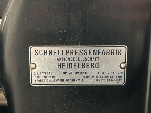 1457488-19 Tryckpress - Original Heidelberg Cylinder 40x57 cm