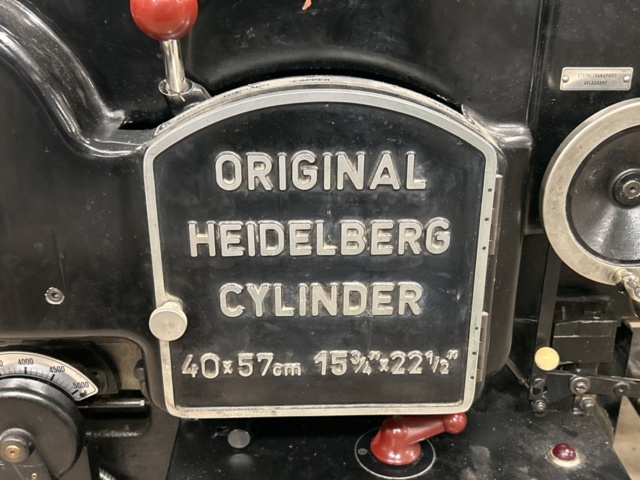 1457488-21 Tryckpress - Original Heidelberg Cylinder 40x57 cm