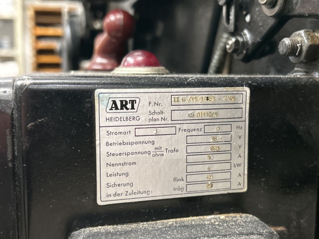 1457488-22 Tryckpress - Original Heidelberg Cylinder 40x57 cm