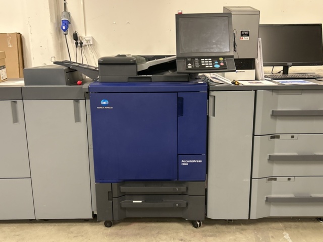 1457492-7 Production printer with finishing equipment - Konica Minolta AccurioPress C3080 -2019