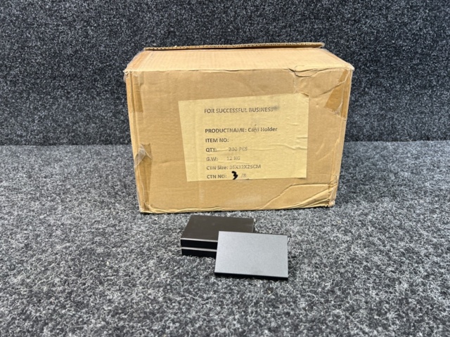 1487509-2 200 pcs Aluminum Card Holders