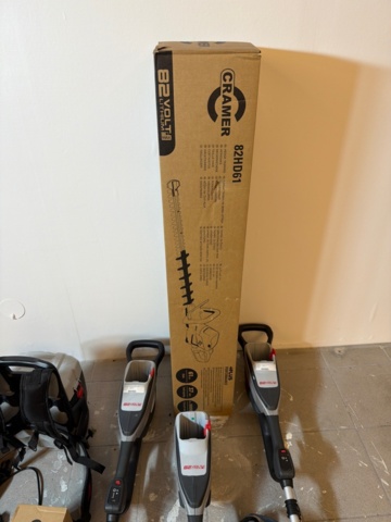 1487687-8 Cramer garden package, 5 machines, 2 batteries and charger