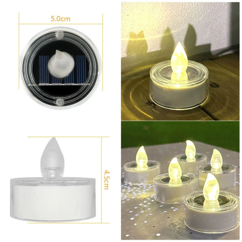 1487767-2 18 pcs Solar Candle 4.5 cm - Free shipping