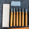1487852-2 Wood carving set – 17 pieces - Free shipping