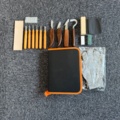 1487852-4 Wood carving set – 17 pieces - Free shipping
