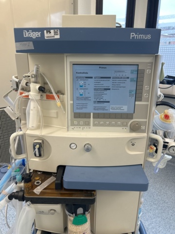 1453349-28 Anesthesia workstation with accessories - Dräger Primus