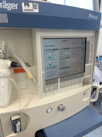 1453349-30 Anesthesia workstation with accessories - Dräger Primus