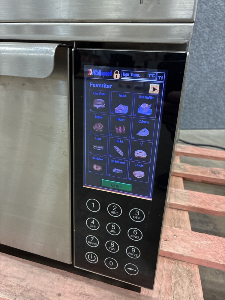 1488220-2 Fastfood oven, Atollspeed - Defective