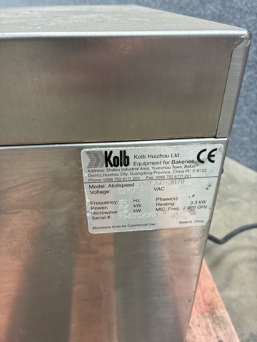 1488220-9 Fast food oven, Atollspeed