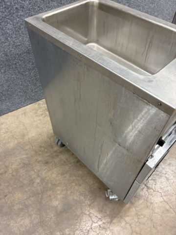 1488221-13 Stainless steel heated trolley, Electro thermo