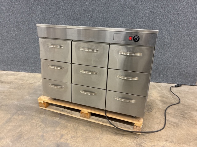 1488224-1 Cooling bench with 9 drawers Inox Baltic SK-1209