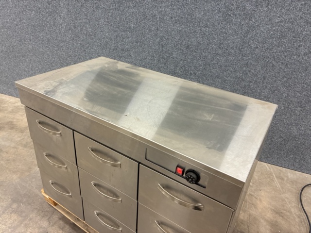 1488224-3 Cooling bench with 9 drawers Inox Baltic SK-1209