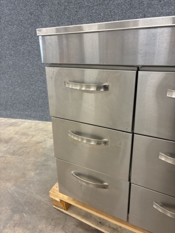 1488224-6 Cooling bench with 9 drawers Inox Baltic SK-1209