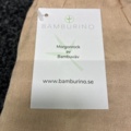 1488131-3 Morgonrock Bamburino bambuväv beige, strl S/M