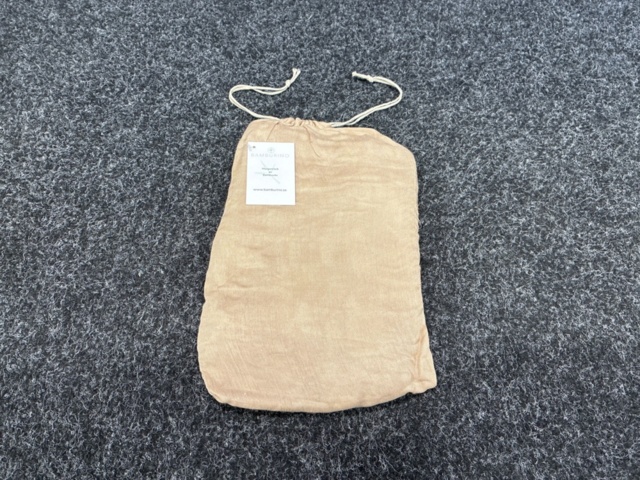 1488136-2 Dressing gown Bamburino bamboo fabric beige, size S/M