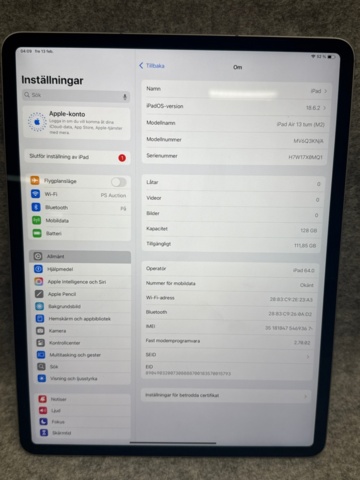 1442285-4 Tablet with Magic Keyboard - Apple iPad Air 13" (M2, 2024)