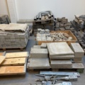 1482201-3 Collection of various paving stones and building materials - about 10 pallets