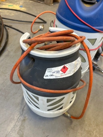 1482217-2 Gas burner with two tubes