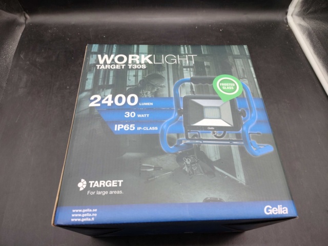 1487327-2 Arbetsbelysning - Gelia TARGET T30S, 30W LED, 2400 lumen, IP65