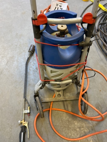 1482217-5 Gas burner with two tubes