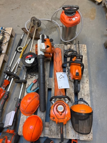 1482214-1 Collection of 6 garden machines and equipment - Husqvarna/Stihl