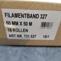 1488622-3 Filament tape, 18 pcs - 50 mm x 50 m, fiberglass reinforced