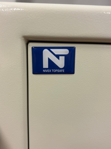 1489072-3 Document cabinet with code lock and key - Nivex Topsafe ES-130