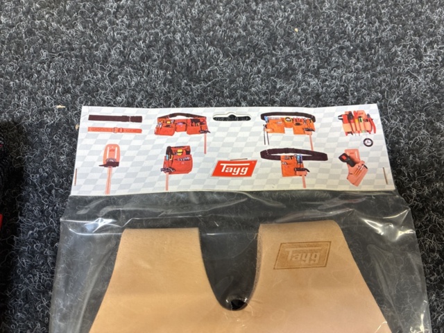 1489119-5 Tool belt, tool vest, hammer holder & nylon belt