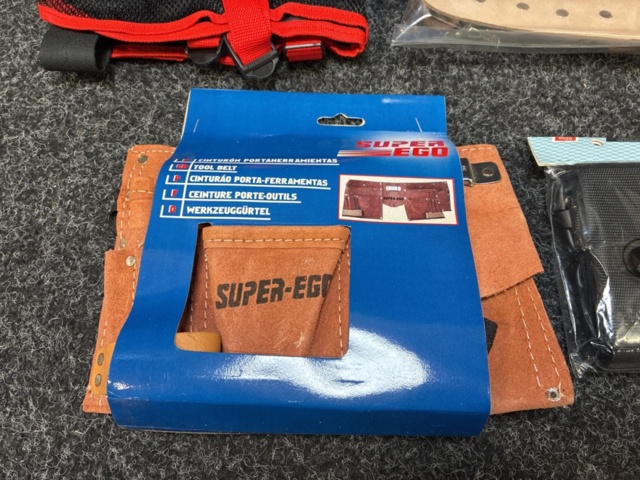 1489119-7 Tool belt, tool vest, hammer holder & nylon belt