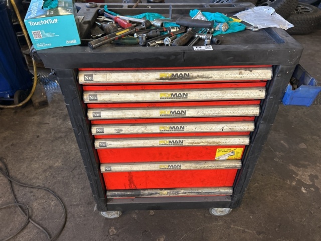 1454989-1 Tool trolley with contents - Fixman