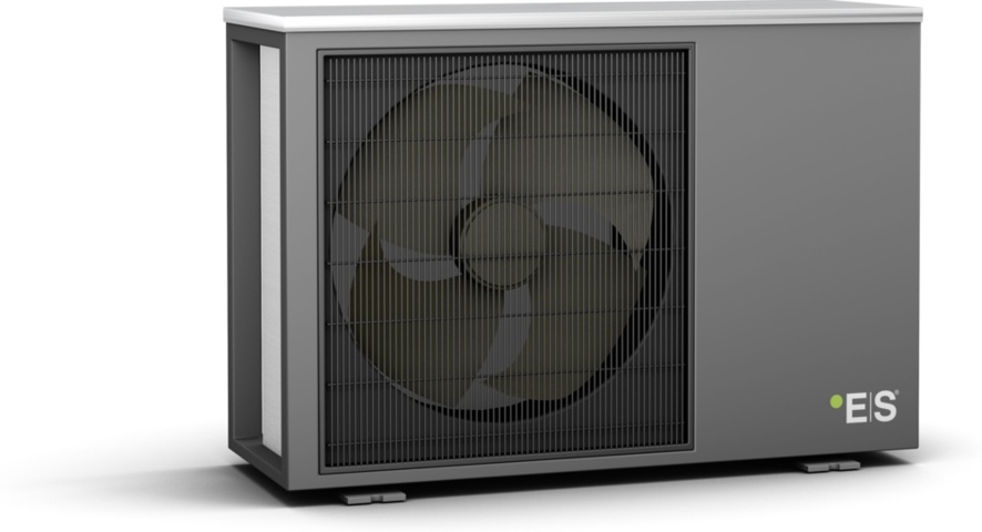 1489076-6 12kW air/water heat pump from Energy Save with hot water tank. K2.62