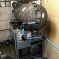 1454998-1 Screw compressor with separate pressure tank - Atlas Copco GA11 + 350L pressure tank