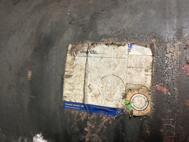 1454998-8 Screw compressor with separate pressure tank - Atlas Copco GA11 + 350L pressure tank