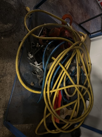 1455000-11 Work trolley with pillar drilling machine and accessories - Test Rite 00051U -1984