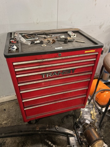 1455008-1 Tool trolley with contents - Transit