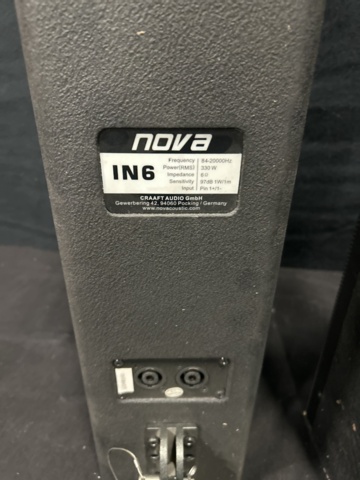 1486295-4 Column speakers 2 pcs with brackets - Nova IN6