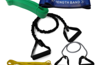 1489069 Assortment of resistance bands etc. (approx. 40 pcs.)