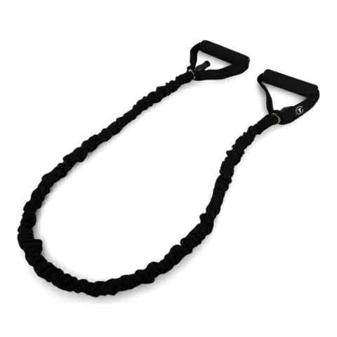 1489135-10 Resistance bands 4-pack, 10 pcs. Exertube deluxe light - black, Training elastic band roll