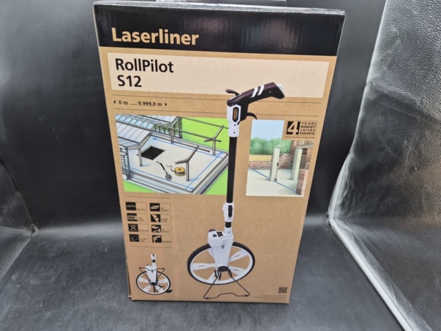 1480330-2 Measuring wheel, Laserliner - RollPilot S12, 0–9999.9 m, ±0.1%, foldable