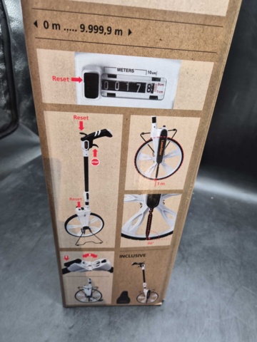 1480330-6 Measuring wheel, Laserliner - RollPilot S12, 0–9999.9 m, ±0.1%, foldable