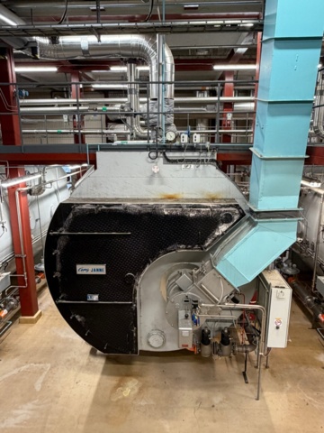 1468038-2 Ångpanna med industribrännare - Ång-Janne GTP Å12 -1993