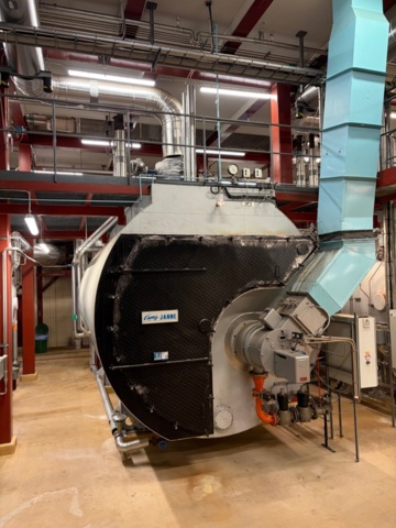 1468038-3 Ångpanna med industribrännare - Ång-Janne GTP Å12 -1993