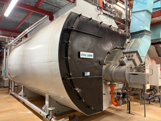 1468038-1 Ångpanna med industribrännare - Ång-Janne GTP Å12 -1993